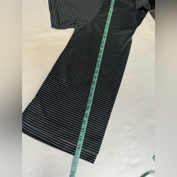 FOOTJOY Men’s black with white stripe golf polo size M - Picture 13 of 13